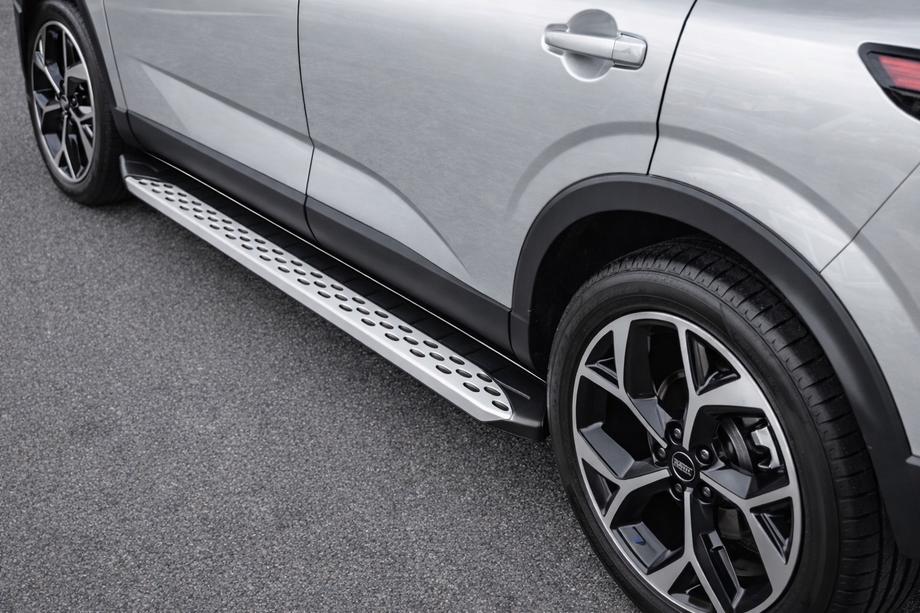 Nissan Qashqai 2021– Stranske stopnice Shining V1 (2 kos, aluminij) Image