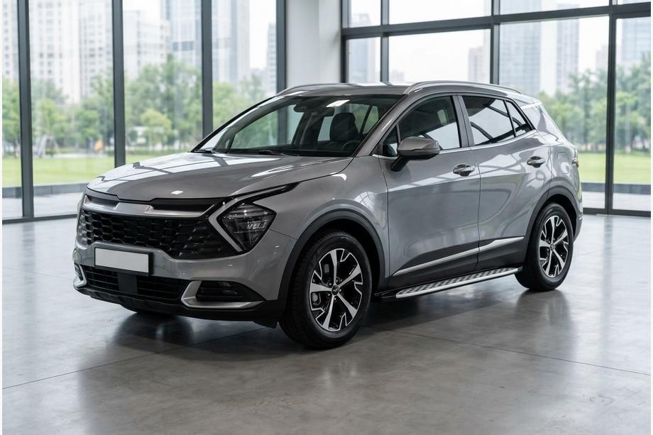 Kia Sportage 2021– Stranske stopnice Shining V1 (2 kos, aluminij) Image