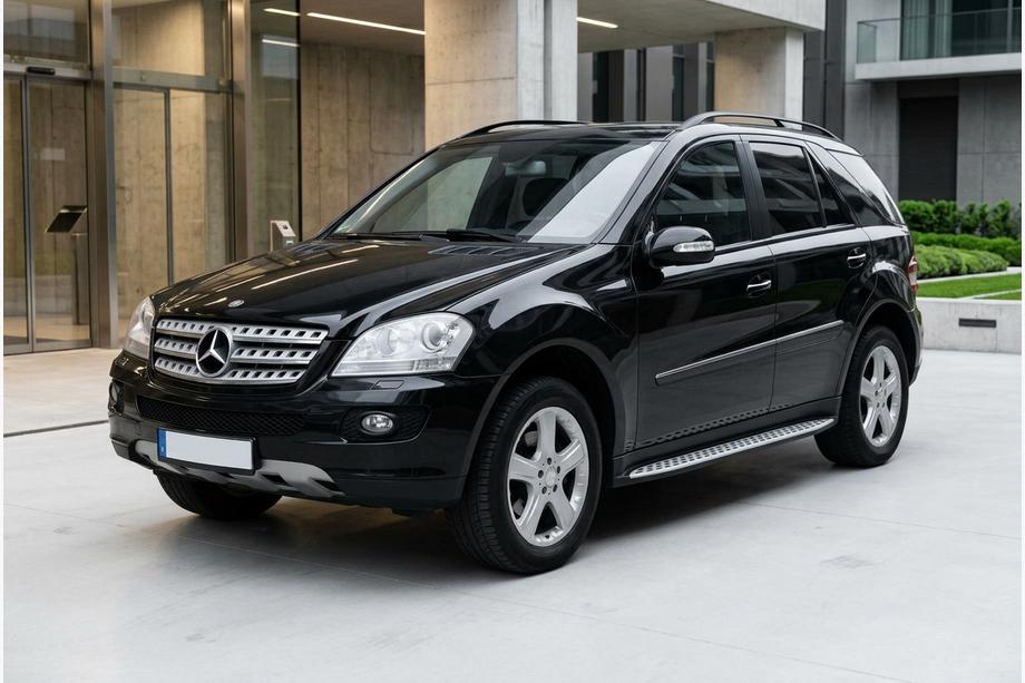 Mercedes ML W164 2005–2011 Stranske stopnice Shining V1 (2 kos, aluminij) Image