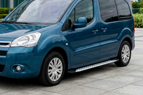Peugeot Partner Tepee 2008–2018 Stranske stopnice Shining V1 (2 kos, aluminij) fotografija 1
