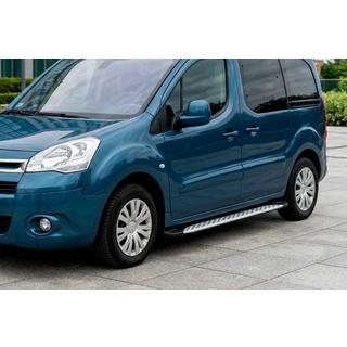 Stranske stopnice Shining V1 (2 kos, aluminij) Peugeot Partner Tepee 2008–2018 fotografija 1
