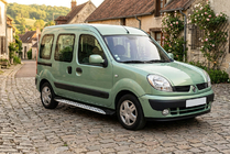 Renault Kangoo 1998–2008 Stranske stopnice Shining V1 (2 kos, aluminij) fotografija 1