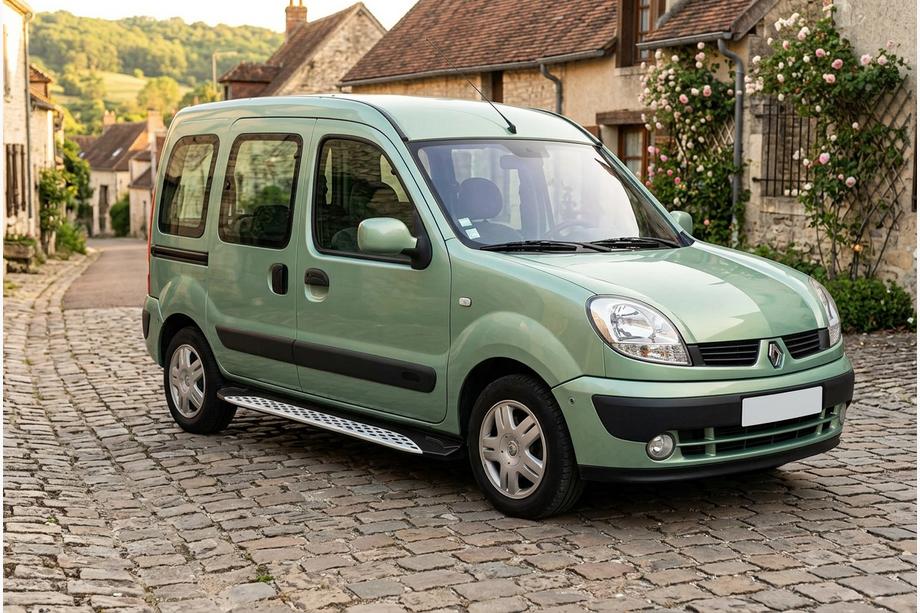 Renault Kangoo 1998–2008 Stranske stopnice Shining V1 (2 kos, aluminij) Image