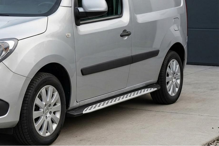 Renault Kangoo 2008–2020 Stranske stopnice Shining V1 (kratka medosna razdalja) (2 kos, aluminij) Image