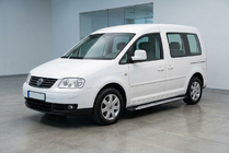 Volkswagen Caddy 2004–2010 Stranske stopnice Shining V1 (2 kos, aluminij) fotografija 1