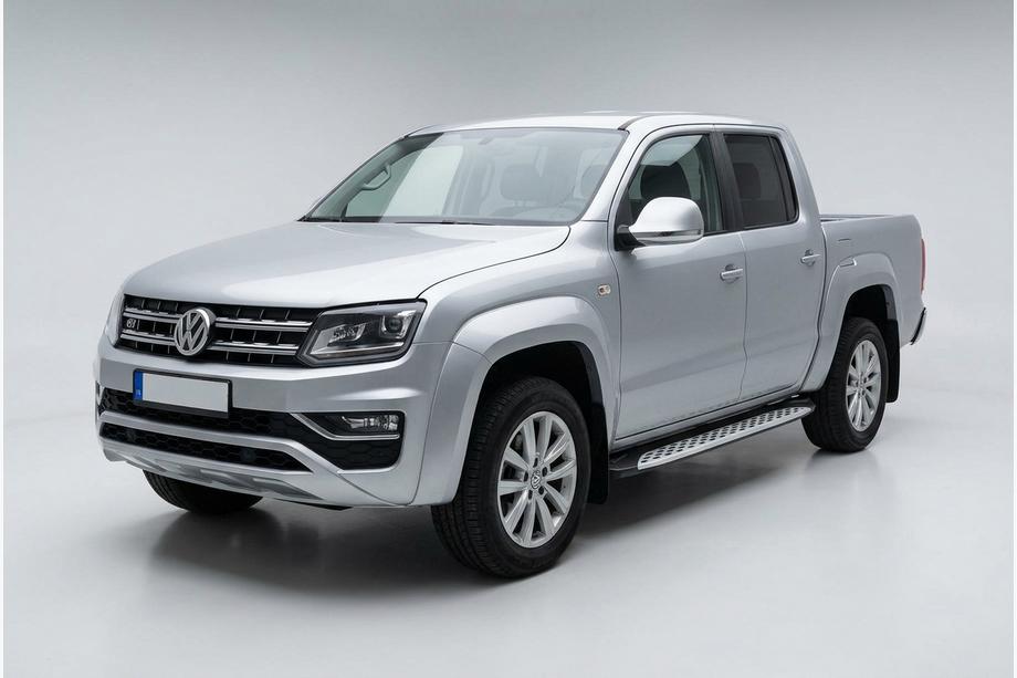 Volkswagen Amarok 2010–2022 Stranske stopnice Shining V1 (2 kos, aluminij) Image