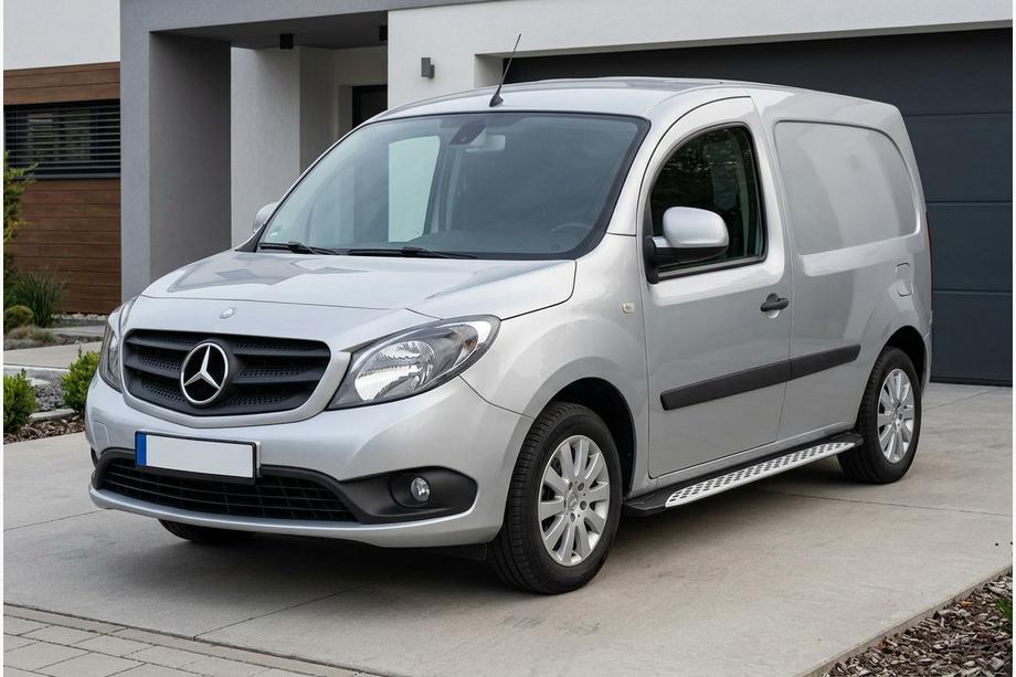 Mercedes Citan 2013–2021 Stranske stopnice Shining V1 (2 kos, aluminij) Image