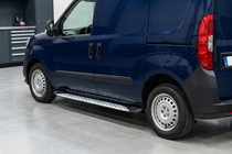 Opel Combo 2012–2018 Stranske stopnice Shining V1 (2 kos, aluminij) fotografija 1