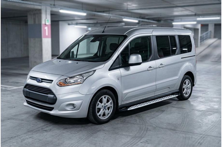 Ford Connect 2014–2021 Stranske stopnice Shining V1 (2 kos, aluminij) Image