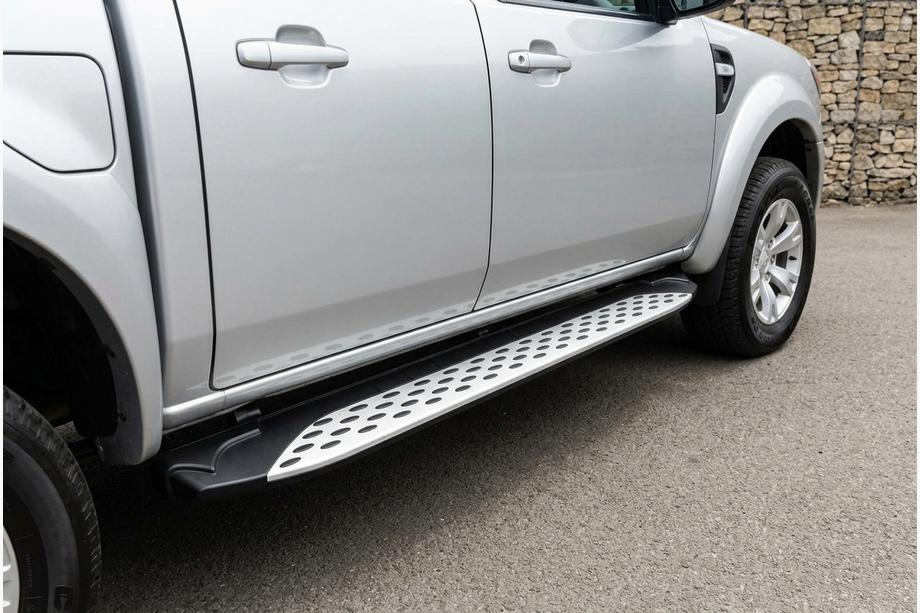 Ford Ranger 2007–2011 Stranske stopnice Shining V1 (2 kos, aluminij) Image