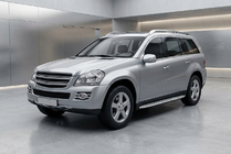 Mercedes GL class X164 2006–2012 Stranske stopnice Shining V1 (2 kos, aluminij) fotografija 1
