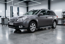 Subaru Outback 2009–2014 Stranske stopnice Shining V1 (2 kos, aluminij) fotografija 1