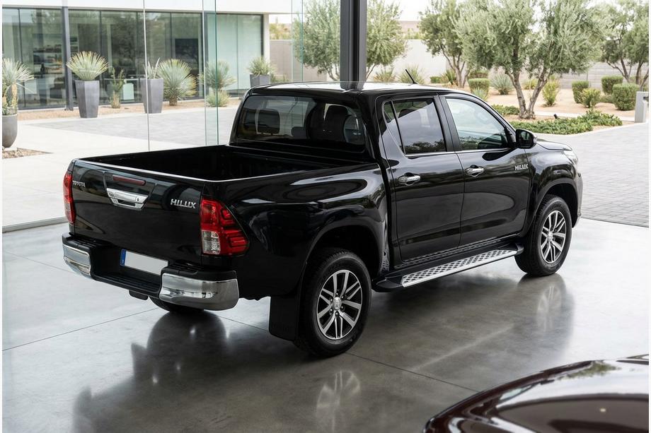 Toyota Hilux 2015– Stranske stopnice Shining V1 (2 kos, aluminij) Image