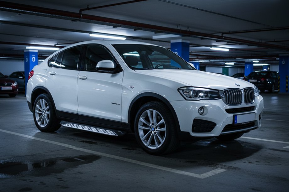 BMW X4 F26 2014–2018 Stranske stopnice Shining V1 (2 kos, aluminij) Image