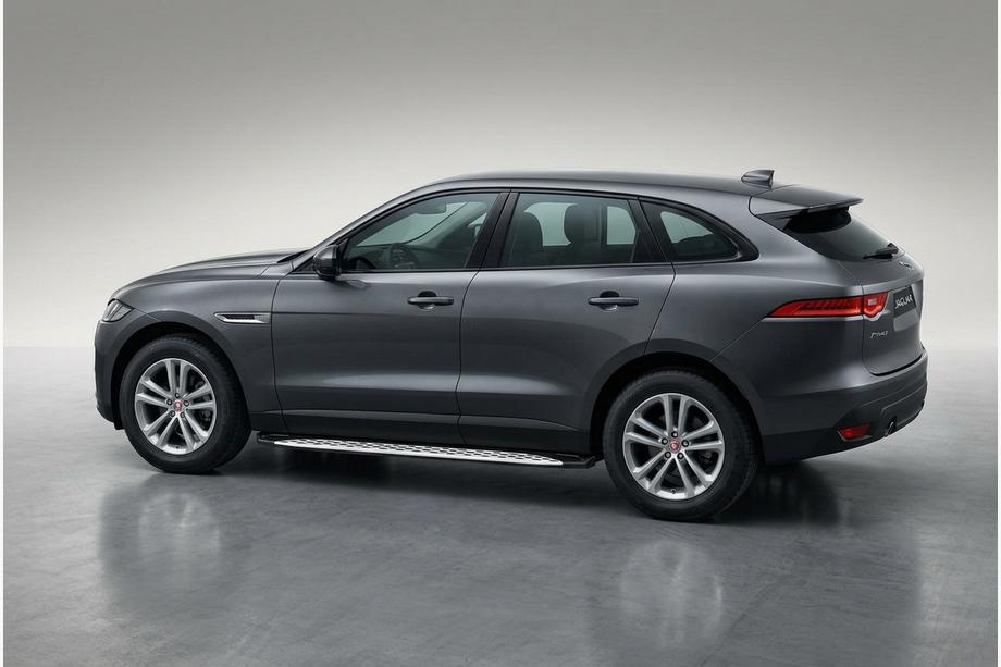 Jaguar F-PACE 2016– Stranske stopnice Shining V1 (2 kos, aluminij) Image