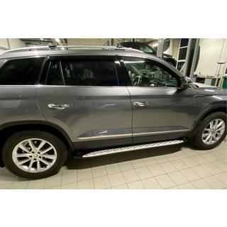 Stranske stopnice Shining V1 (2 kos, aluminij) Skoda Kodiaq 2016–2023 fotografija 4
