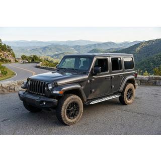 Stranske stopnice Shining V1 (2 kos, aluminij) Jeep Wrangler 2018– fotografija 1