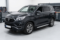 SsangYong Rexton II 2017– Stranske stopnice Shining V1 (2 kos, aluminij) fotografija 1