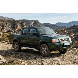 Stranske stopnice Shining V1 (2 kos, aluminij) Nissan NP300 1999–2015 fotografija 1