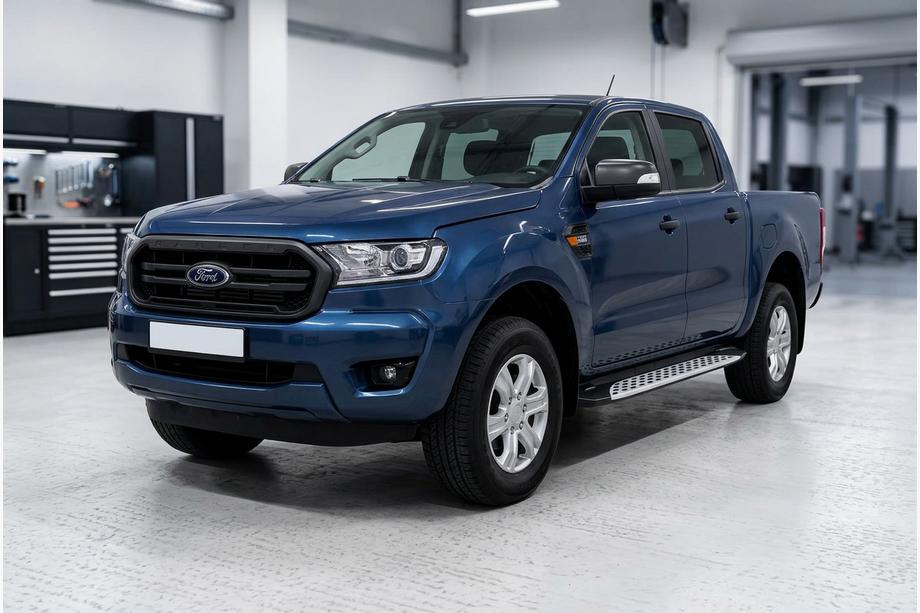 Ford Ranger 2011–2022 Stranske stopnice Shining V1 (2 kos, aluminij) Image