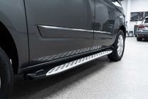 Ford Custom 2013–2022 Stranske stopnice Shining V1 (2 kos, aluminij) fotografija 1