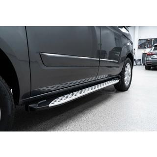 Stranske stopnice Shining V1 (2 kos, aluminij) Ford Custom 2013–2022 fotografija 1