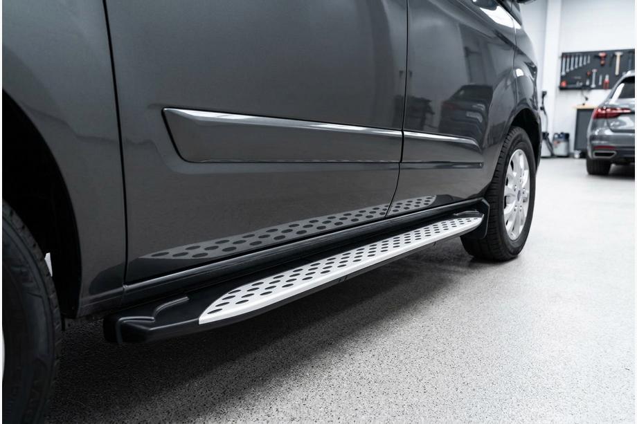 Ford Custom 2013–2022 Stranske stopnice Shining V1 (2 kos, aluminij) Image