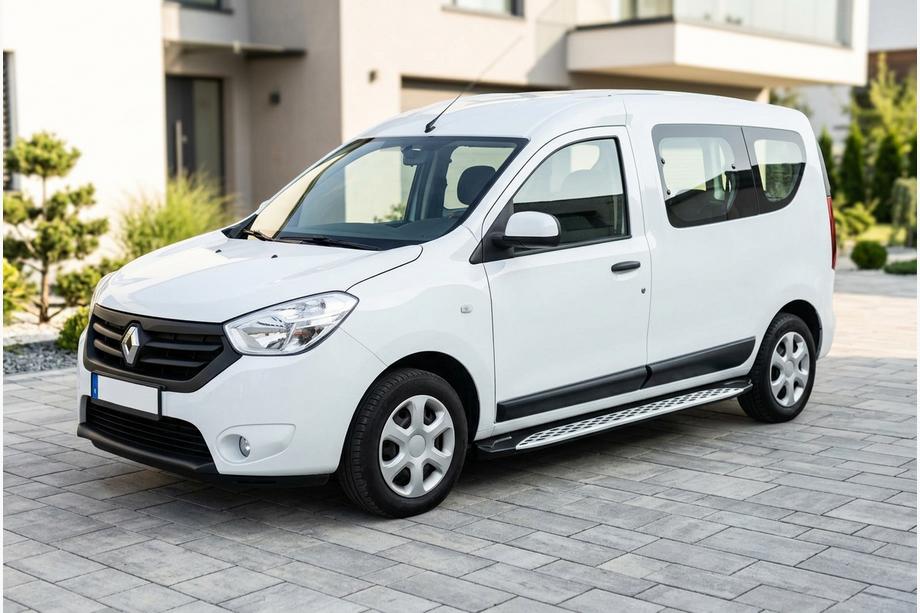 Dacia Dokker 2013–2022 Stranske stopnice Shining V1 (2 kos, aluminij) Image