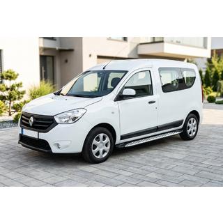 Stranske stopnice Shining V1 (2 kos, aluminij) Renault Dokker 2013–2022 fotografija 1