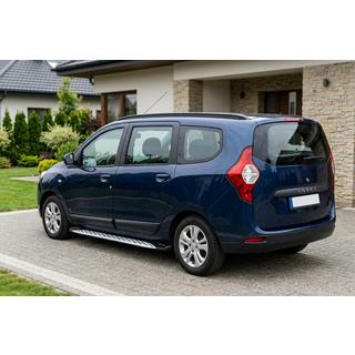 Stranske stopnice Shining V1 (2 kos, aluminij) Renault Lodgy 2013–2022 fotografija 1