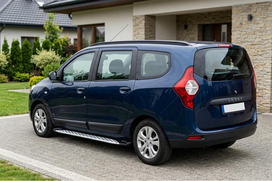 Renault Lodgy 2013–2022 Stranske stopnice Shining V1 (2 kos, aluminij) Image