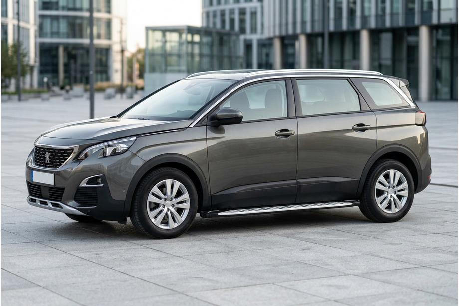 Peugeot 5008 2016–2023 Stranske stopnice Shining V1 (2 kos, aluminij) Image