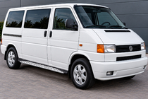 Volkswagen T4 Transporter 1990–2003 Stranske stopnice Shining V1 (2 kos, aluminij) Kratka medosna razdalja fotografija 1