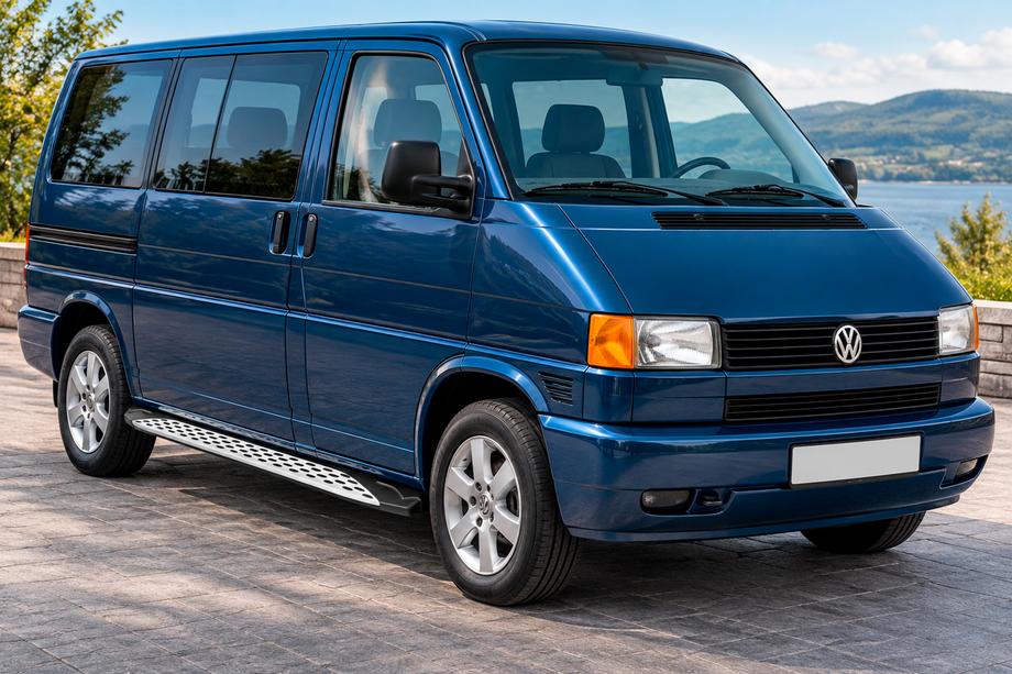 Volkswagen T4 Caravelle/Multivan 1990–2003 Stranske stopnice Shining V1 (2 kos, aluminij) Image