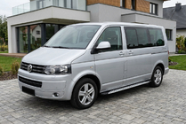 Volkswagen T5 2010–2015 Stranske stopnice Shining V1 (2 kos, aluminij) fotografija 1