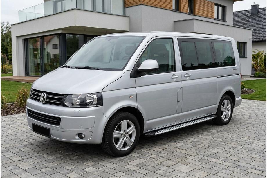 Volkswagen T5 2010–2015 Stranske stopnice Shining V1 (2 kos, aluminij) Image
