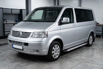 Volkswagen T5 Caravelle 2004–2010 Stranske stopnice Shining V1 (2 kos, aluminij) fotografija 1