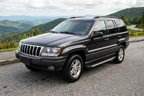 Jeep Grand Cherokee WJ 1999–2004 Stranske stopnice Maya V1 (2 kosa, aluminij) fotografija 1