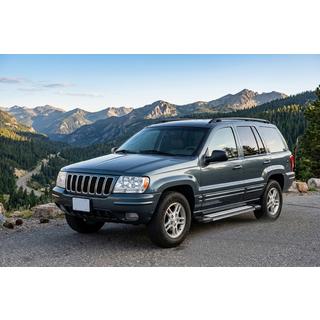 Stranske stopnice Rainbow (2 kos, aluminij) Jeep Grand Cherokee WJ 1999–2004 fotografija 1
