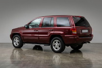 Jeep Grand Cherokee WJ 1999–2004 Bočni pragovi Bosphore Grey (2 kos, aluminij) fotografija 1