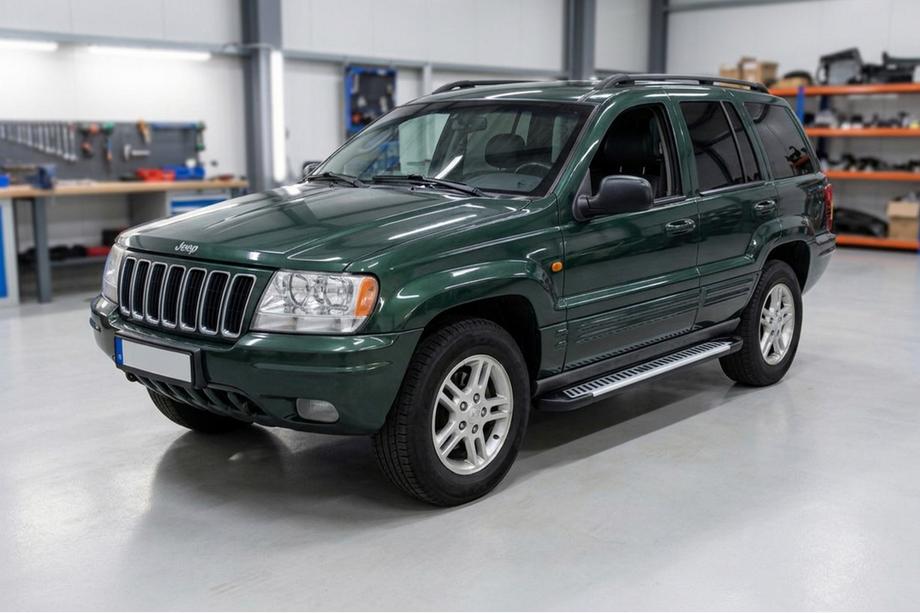 Jeep Grand Cherokee WJ 1999–2004 Stranski pragovi Line (2 kos, aluminij) Image