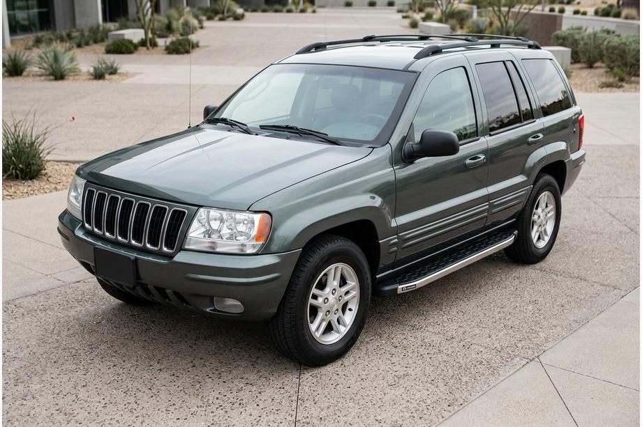 Jeep Grand Cherokee WJ 1999–2004 Stranske stopnice BlackLine (2 kos, aluminij) Image
