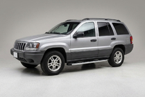 Jeep Grand Cherokee WJ 1999–2004 Bočne stopnice Fullmond (2 kos, aluminij) fotografija 1