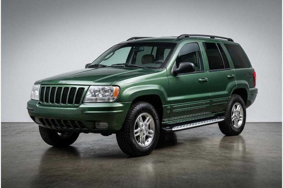 Jeep Grand Cherokee WJ 1999–2004 Stranske stopnice Shining V1 (2 kos, aluminij) Image