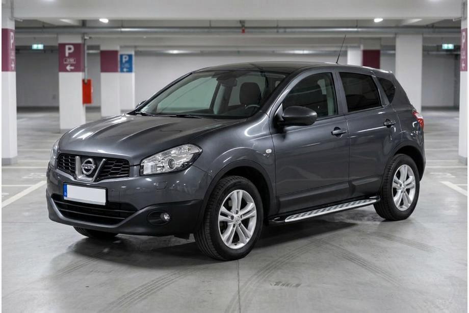 Nissan Qashqai 2010–2014 Stranske stopnice Shining V1 (2 kos, aluminij) Image