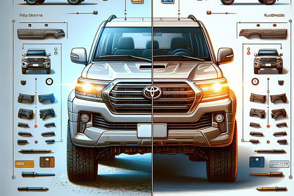 Originalni proti replika bodykitom za Toyota Land Cruiser 200: Kaj je bolje?