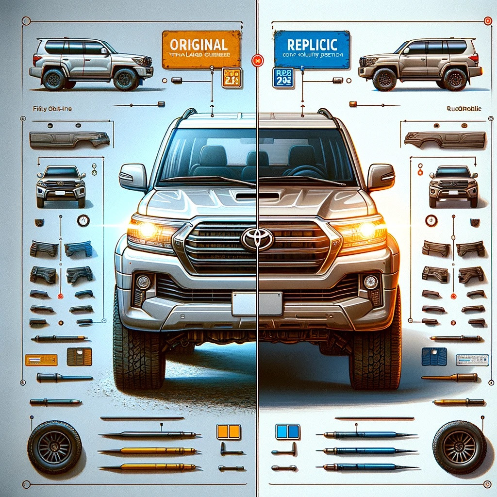 Originalni proti replika bodykitom za Toyota Land Cruiser 200: Kaj je bolje?