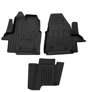 Talne preproge Stingray 3D za kabino (3 kosi, poliuretan) Ford Custom 2013–2022