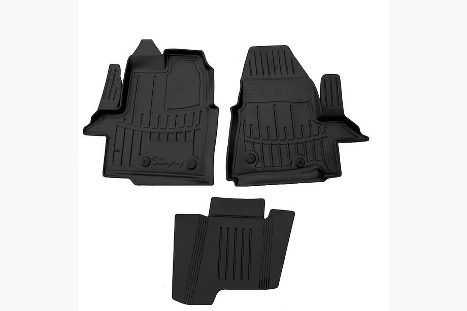 Ford Custom 2013–2022 Talne preproge Stingray 3D za kabino (3 kosi, poliuretan) Image