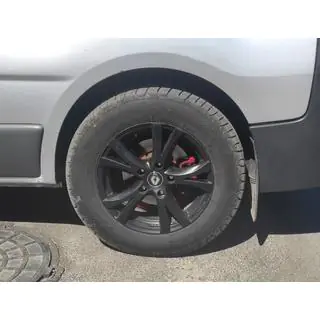 Črne sredinske kapice platišč ren60tur-bl (59 mm na 55 mm, 4 kos) fotografija 3